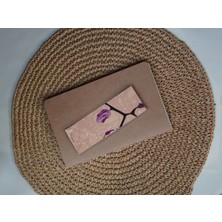 My Ebru Art El Yapımı Manolya Ebru Sanatı Ayraç – Battal Desenli Çiçek Motifli Püsküllü Kitap Ayracı | Özel Tasarım Sanatsal Hediye