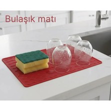 Fırsatkolik Silikon Bulaşık Kurulama Matı 30*40 cm Gıdaya Uygun Uzun Ömürlü (5067)