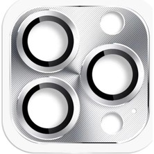 Eco Port Apple Iphone 16 Pro Max Pers Alüminyum Kamera Lens - Gümüş