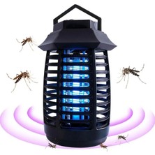 Fırsatkolik Tutma ve Asma Saplı Ledli Sinek Makinası 2W Sinek Öldürücü Uv Mor Işıklı Aparat (5067)