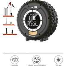 Eco Port Taşnabilir Araç Akü Takviyeli ,powerbank Destekli ,ışıklı Oto Hava Kompresörü