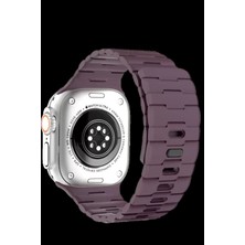 Marsilyan Apple Watch Ultra 49MM Wowen Kordon - Bordo