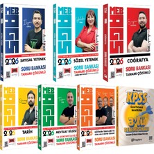 Yargı Yayınevi 2026 Meb-Ags Sözel-Sayısal Yetenek-Coğrafya-Tarih-Mevzuat-Eğitim Tamamı Çözümlü Soru Bankası Seti