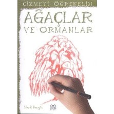 1001 Çiçek Kitaplar Çizmeyi Öğrenelim - Ağaçlar ve Ormanlar