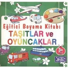 Parıltı Yayınları Eğitici Boyama Kitabı - Taşıtlar ve Oyuncaklar