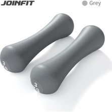 PremiumPort Sağlam ve Şık 3 kg Neoprene Dambıl Seti, Gri Renk, Çiftli Paket