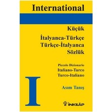 İnkılap Kitabevi Küçük Italyanca - Türkçe /  Türkçe - Italyanca Sözlük, Piccolo Dizionario Italiano - Turco Turco - Italiano