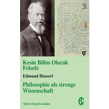 Türkiye Felsefe Kurumu Kesin Bilim Olarak Felsefe