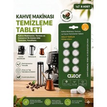 Axor Kahve Makinesi Temizleme Tableti 8'li - İnatçı Kahve Lekesi ve Koku Giderici (Çelik Dostu)