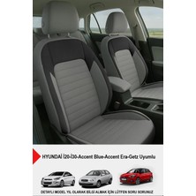 Naz Oto Mocha Taytüyü Oto Koltuk Kılıfı (Hyundai I20-I30-ACCENT Blue-Era-Getz Uyumlu)