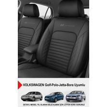 Naz Oto Istanbul Serisi Deri Oto Koltuk Kılıfı (Volkswagen Bora-Golf-Jetta-Polo Uyumlu)