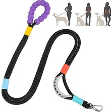 Petza Köpek Darbe / Şok Emici Gezdirme Tasması Damp Siyah