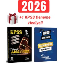 Doktrin Yayınları 2026 Kpss Doktrin Vatandaşlık Anayasa ve Vatandaşlık Yaprak Test + 1 Kpss Deneme Hediye
