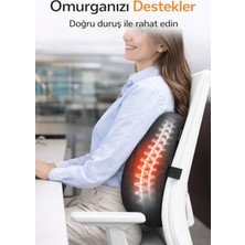 Kırlent Ev Ortopedik Bel Destek Yastığı - Ofis Koltuğu Ve Araç İçi Sandalye Bel Minderi - Medikal Sırt Desteği