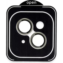 Marsilyan Apple iPhone 13 Pvd Metal Kamera Lens - Natural Grey