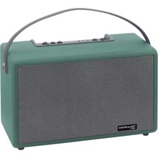 LTG Nova Konfulon F32 2X50W Sürücülü 2 Adet Mikrofonlu Bt 5.2 Kablosuz Hoparlör - Yeşil