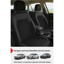 Naz Oto Mocha Taytüyü Oto Koltuk Kılıfı (Fiat Egea-Linea-Punto-Albea-Marea-Tipo-Uno Uyumlu)