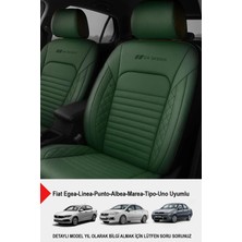 Naz Oto Istanbul Serisi Deri Oto Koltuk Kılıfı (Fiat Egea-Linea-Punto-Albea-Marea-Tipo-Uno Uyumlu)