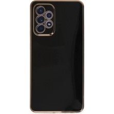 LTG Nova Galaxy A52 Kılıf Volet Silikon - Siyah