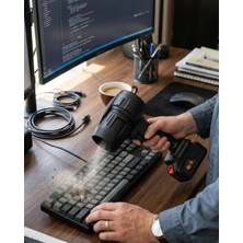 Teknodayım Şarjlı Hava Üfleyici Güçlü Motorlu Çok Amaçlı Temizlik Makinesi