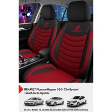 Naz Oto Panther Serisi Keten Kumaş Oto Koltuk Kılıfı-(Renault Fluence-Megan 1-2-3-Clio-Symbol-Toros Uyumlu)