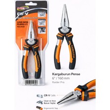 Raider Pro Cr-V Kargaburun Pense 6’’ (160 Mm) | Uzun Burun | Profesyonel Seri