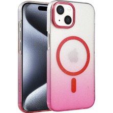 Pileli Store Pilelistore   Apple iPhone 14 Glossy Magsafe Kapak - Pembe