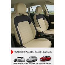 Naz Oto Mocha Taytüyü Oto Koltuk Kılıfı (Hyundai I20-I30-ACCENT Blue-Era-Getz Uyumlu)