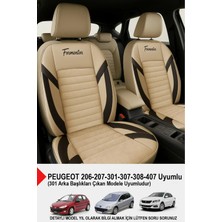 Naz Oto Formentor Tay Tüyü Oto Koltuk Kılıfı (Peugeot 206-207-208-306-307-407 Uyumlu)