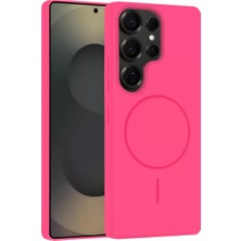 LTG Nova Galaxy S25 Kılıf Jully Magsafe Kapak - Pembe