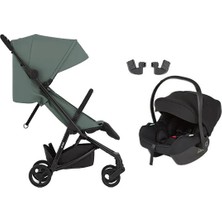 Anex Air-z Çift Yönlü Kabin Boy Bebek Arabası | Anex Cosmo Oto Koltuğu Dahil Tek Elle Katlanan Travel Sistem - Minted