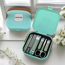 Pazarcan 8 Parça Çantalı Manikür Seti