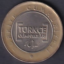 WoodBay Türkçe Olimpiyatları Hatıra Para Düşük Kondisyon Kapsül Içinde Görseldeki Ürün Gönderilecek