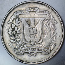 Banknoting Dominik Cumhuriyeti Yarım Peso 1968.