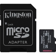 Kingston SDCIT2-16GB 16GB Microsdhc Industrial C10 A1 Pslc Card + Sd Adapter Hafıza Kartı