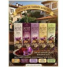 Rita Safran Çiçeği Kolonya Seti – 5 Farklı Eşsiz Koku