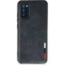 LTG Nova Galaxy A03S Kılıf Loop Deri Silikon - Lacivert