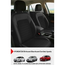 Naz Oto Mocha Taytüyü Oto Koltuk Kılıfı (Hyundai I20-I30-ACCENT Blue-Era-Getz Uyumlu)
