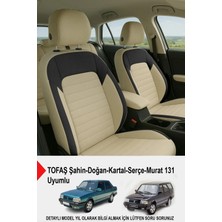 Naz Oto Mocha Taytüyü Oto Koltuk Kılıfı (Tofaş Kartal-Şahin-Doğan-Serçe-Tempra Uyumlu)