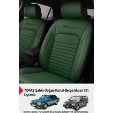 Naz Oto Istanbul Serisi Deri Oto Koltuk Kılıfı (Tofaş Kartal-Şahin-Doğan-Serçe-Tempra Uyumlu)