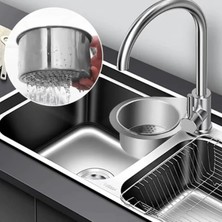 Runaway Kuğu Figürlü Paslanmaz Lavabo Drenaj Sepeti