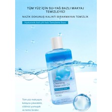 MONDSUB Hyaluronic Acid Micellar Makyaj Temizleme Suyu – Çift Fazlı Formül, Waterproof Temizlik, (300ML)