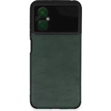 LTG Nova Poco M5 Kılıf Loop Deri Silikon - Yeşil