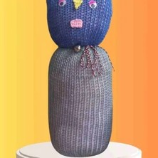 Diji Baby Tıkırık Örgü Yastık Uyku ve Oyun Arkadaşı Cingöz - 35 cm