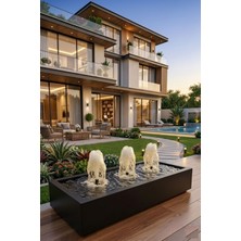 Watershut 3 Fıskiyeli Modern Bahçe Şelalesi | Dekoratif Villa Bahçe Su Havuzu Peyzaj Fıskiye Sistemi