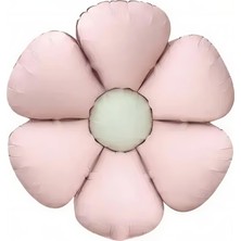 Deha Parti Retro Papatya Pastel Folyo Balon Pembe 60 cm