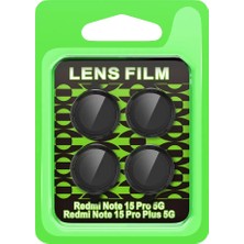 Senka Mey Ithalat® Redmi Note 15 Pro Plus 5g Raze Metal Kamera Lens - Siyah