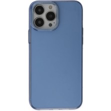 Ulu Pazarlama Apple Iphone 13 Pro Kılıf Anka Pc Sert Metal Kapak - Mavi