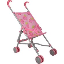 Senka 13001 Katlanır Metal Baston Oyuncak Puset Çilek Desenli