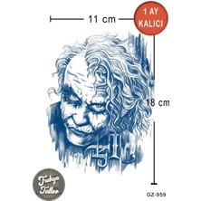 Trakya Tattoo 1 Ay Kalıcı Dövme Yarım Kol Joker Geçici Dövme